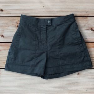 Aritzia Wilfred Black High-Waisted Shorts Size 0